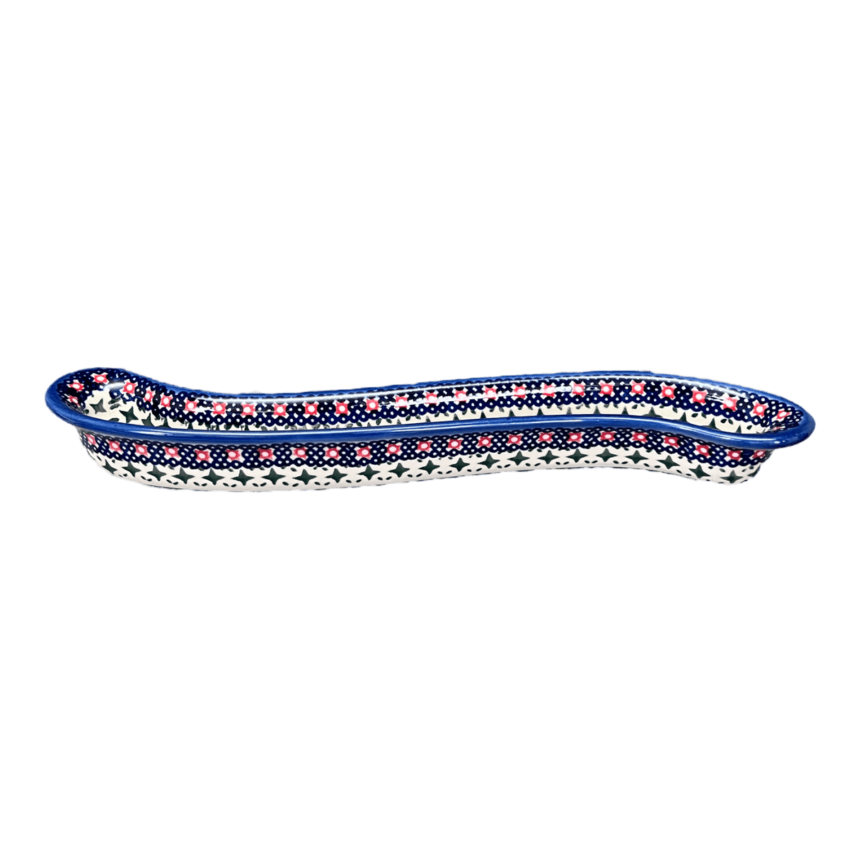 Olive Boat, Curved, 13" x 1.75" in "Bowties & Blossoms" by Andy | NDA132-21