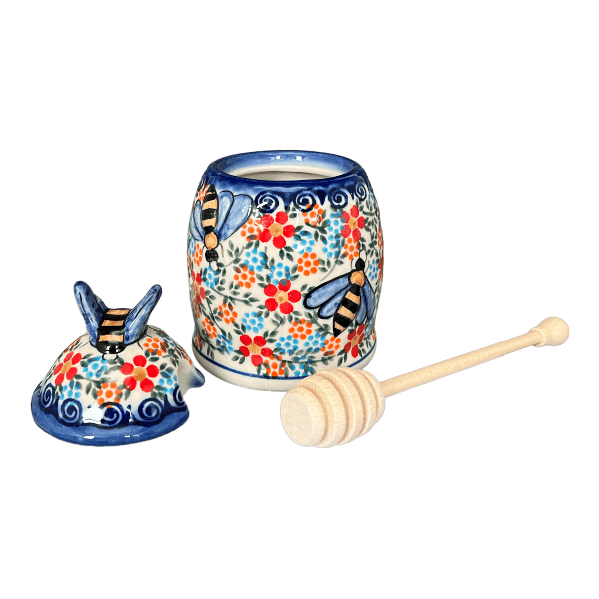 Jar, Honey, 5" in "Meadow in Bloom" by Andy | NDA18-A54