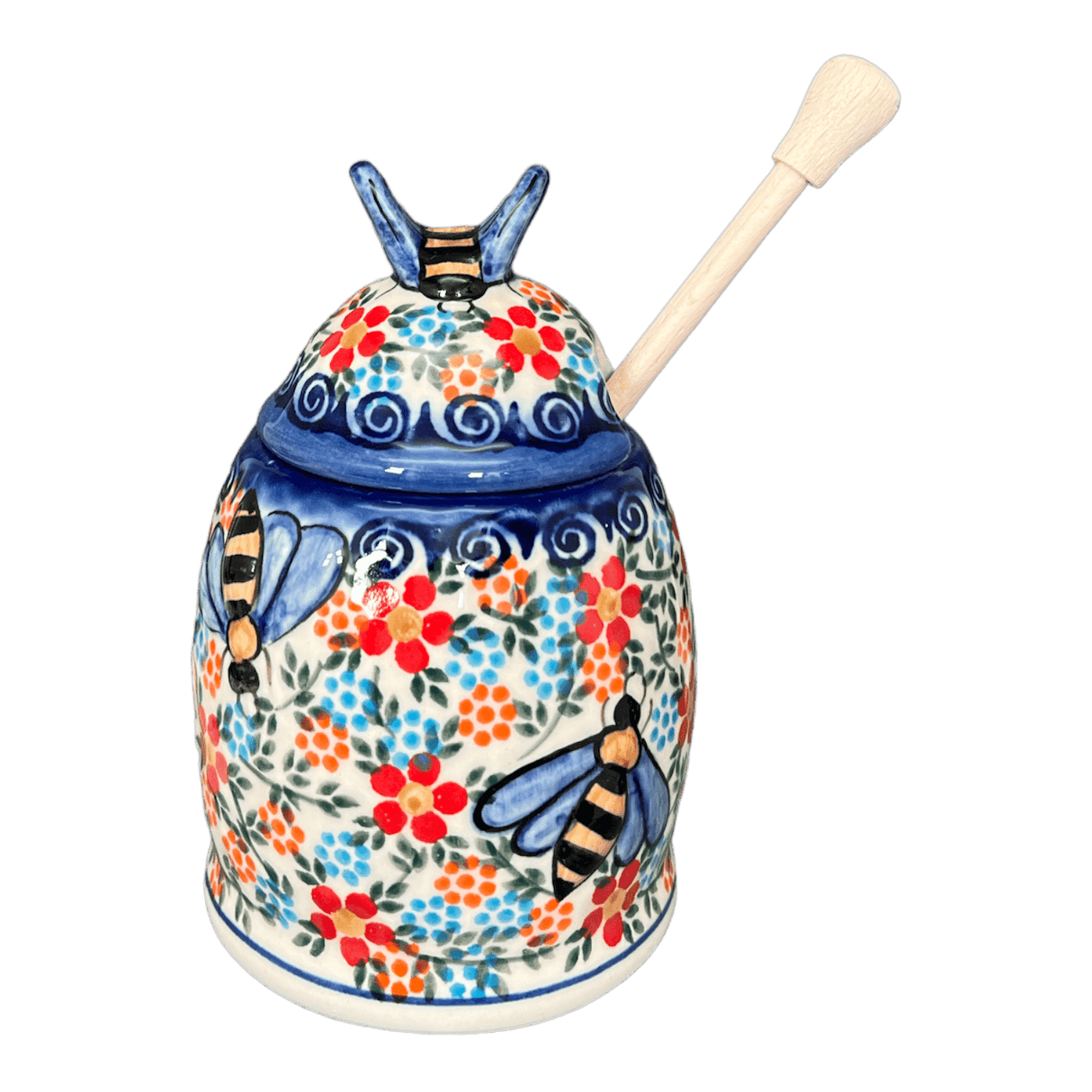 Jar, Honey, 5" in "Meadow in Bloom" by Andy | NDA18-A54
