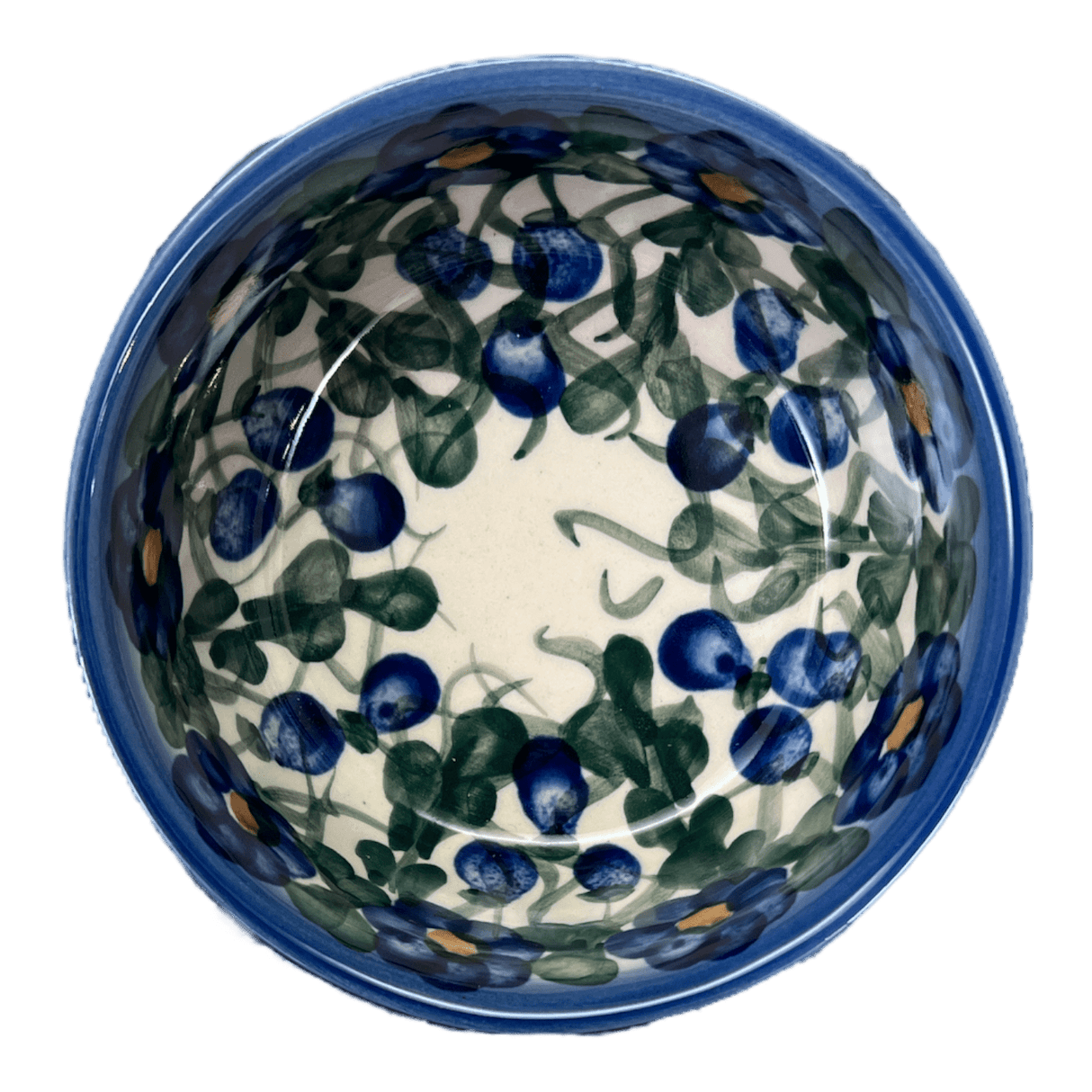 Bowl, Round, 4.25" in "Blue Cascade" by Andy | NDA84-A31