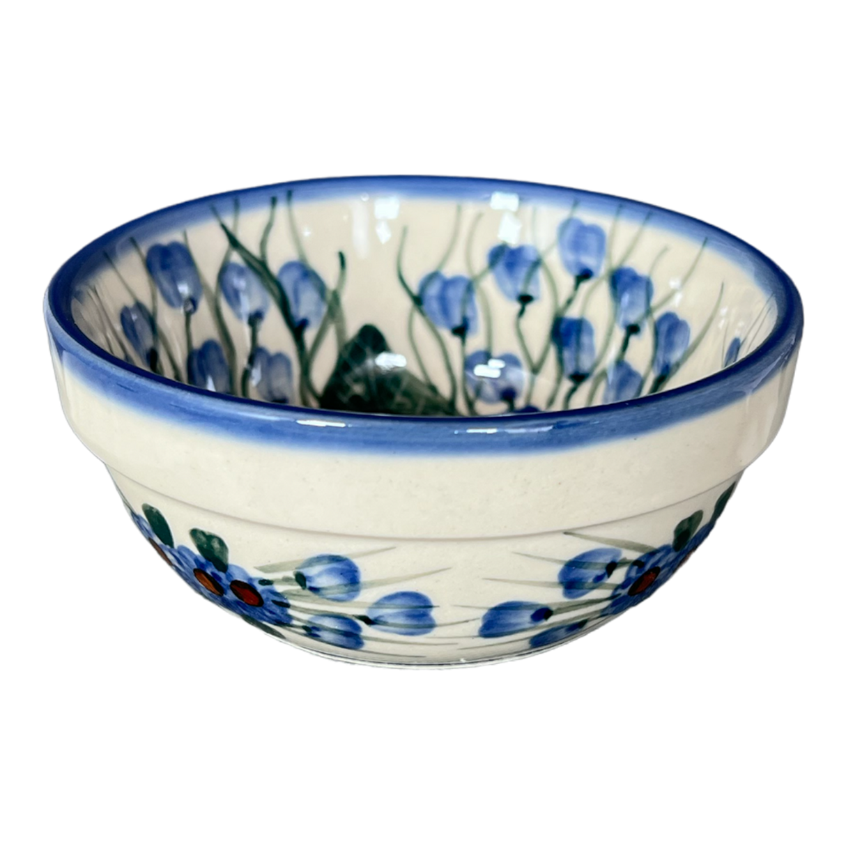 Bowl, Round, 4.25" in "Bountiful Blue" by Andy | NDA84-36