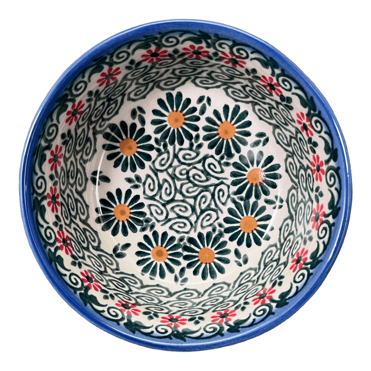 Bowl, Round, 4.25" in "Garden Breeze" by Andy | NDA84-A48