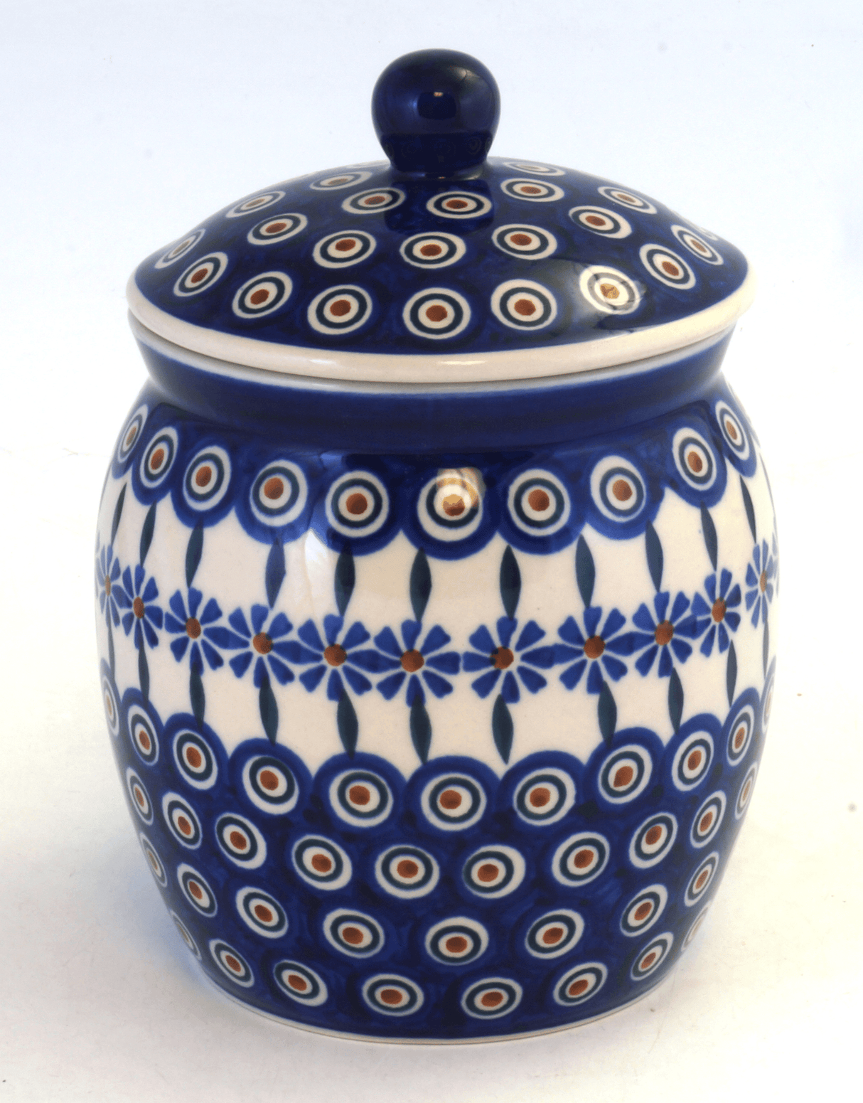 Canister, 2 Liter in "Floral Peacock" by Manufaktura | P074T-54KK