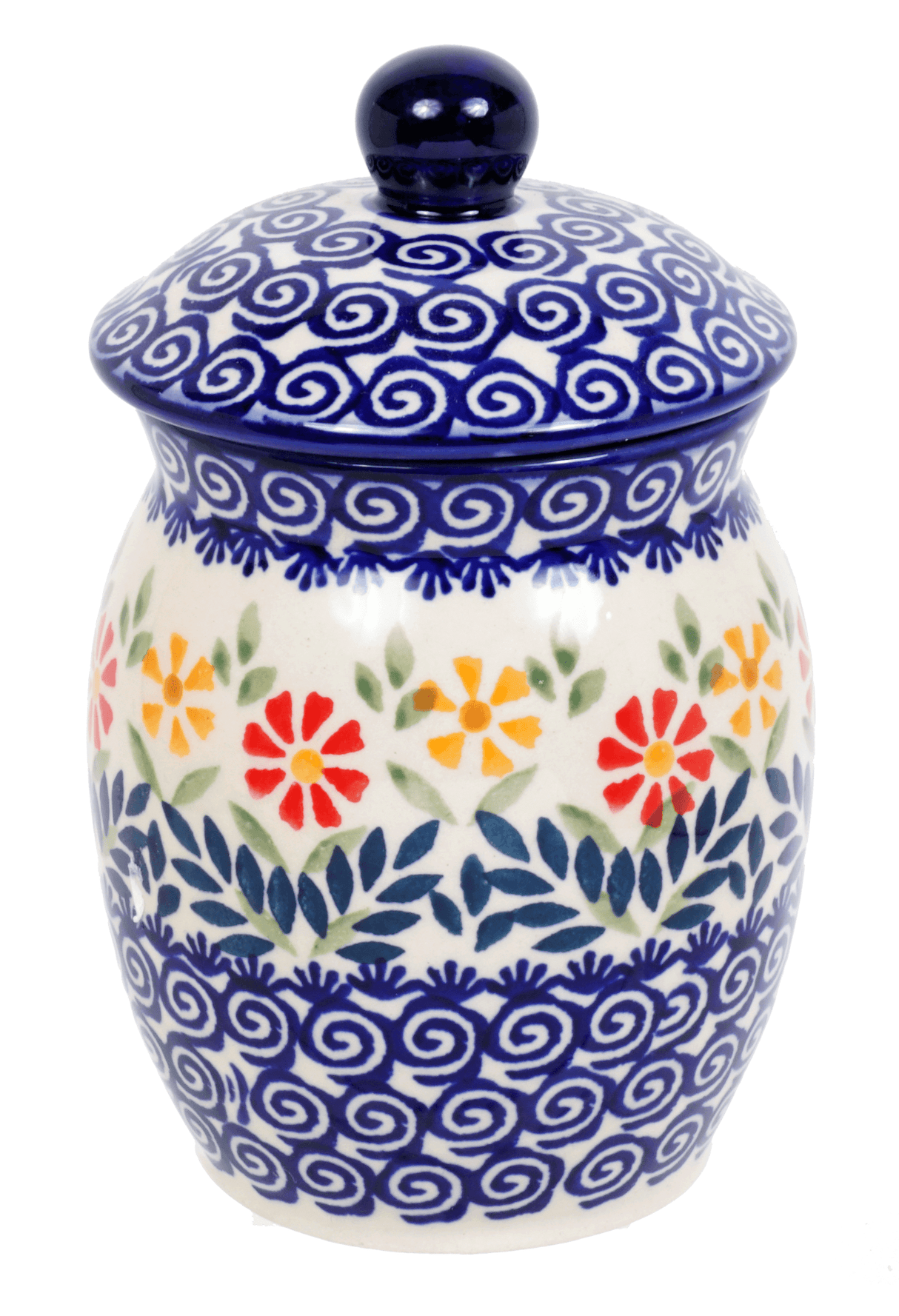 Canister, 0.5 Liter in "Flower Power" by Manufaktura | P087T-JS14