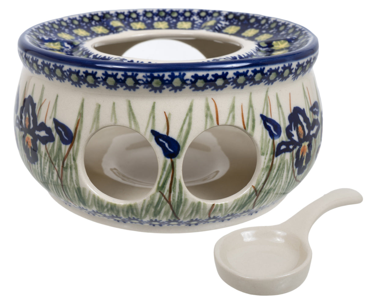 Heater/Warmer, 6" in "Iris" by Manufaktura | P089S-BAM