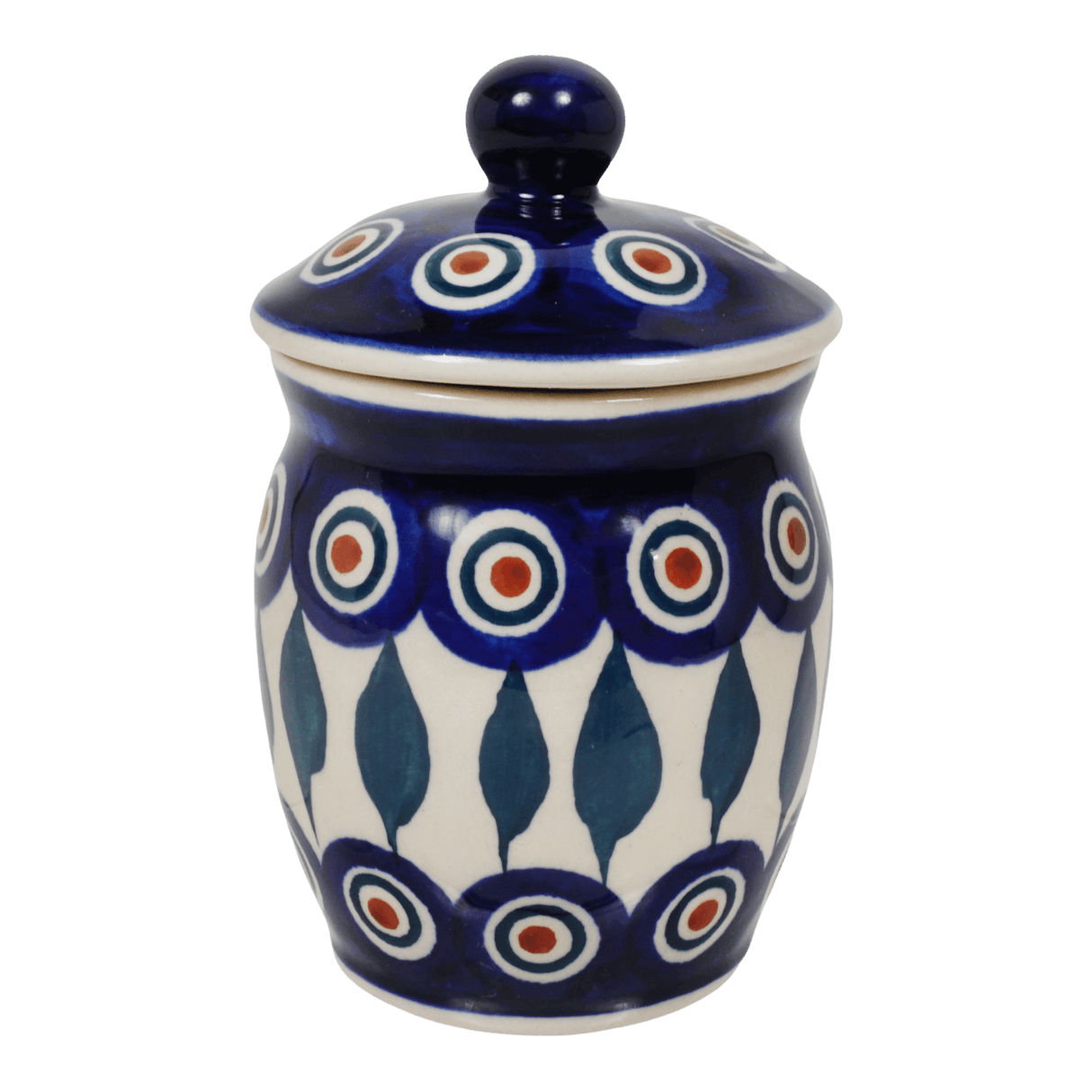 Canister, 0.25 Liter in "Peacock" by Manufaktura | P095T-54