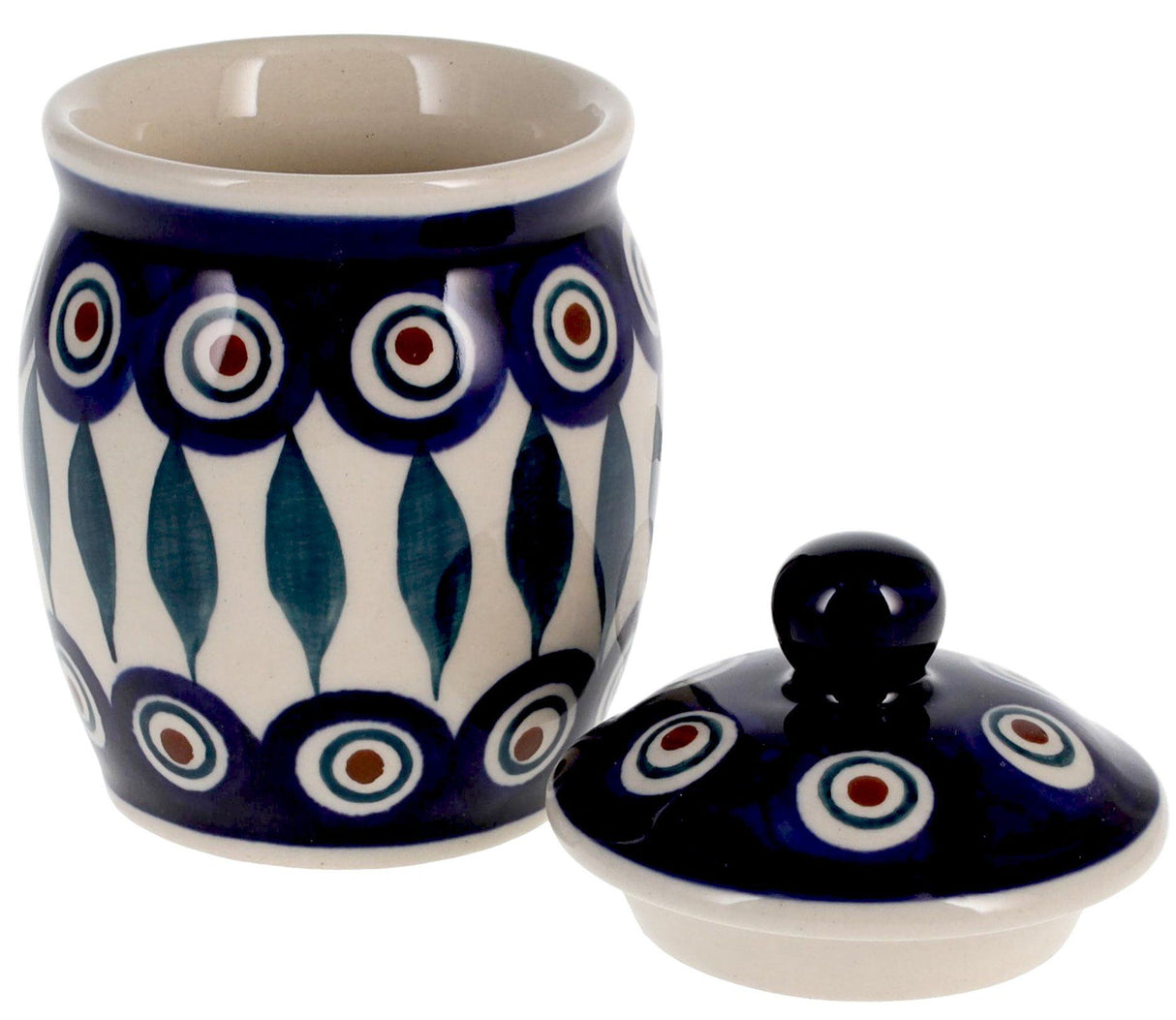 Canister, 0.25 Liter in "Peacock" by Manufaktura | P095T-54