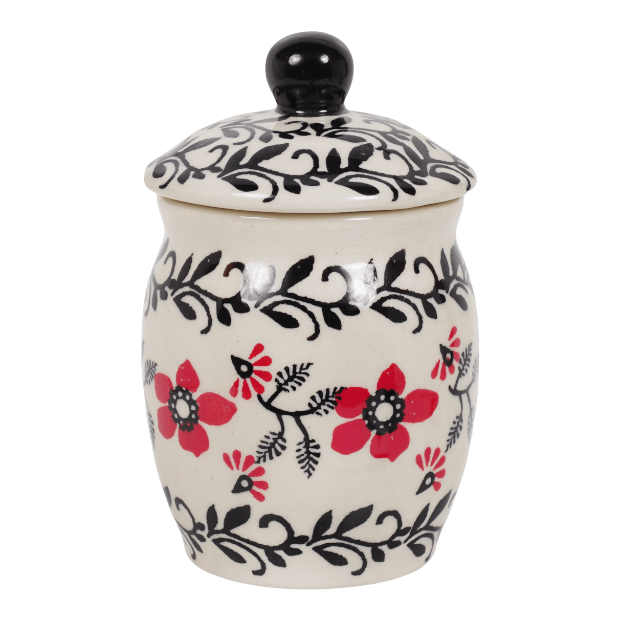 Canister, 0.25 Liter in "Scarlet Garden" by Manufaktura | P095T-KK01