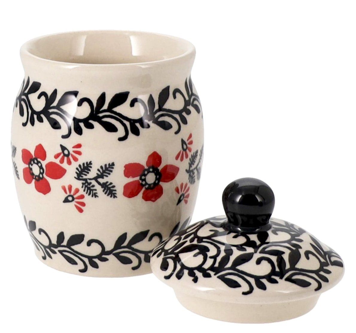 Canister, 0.25 Liter in "Scarlet Garden" by Manufaktura | P095T-KK01