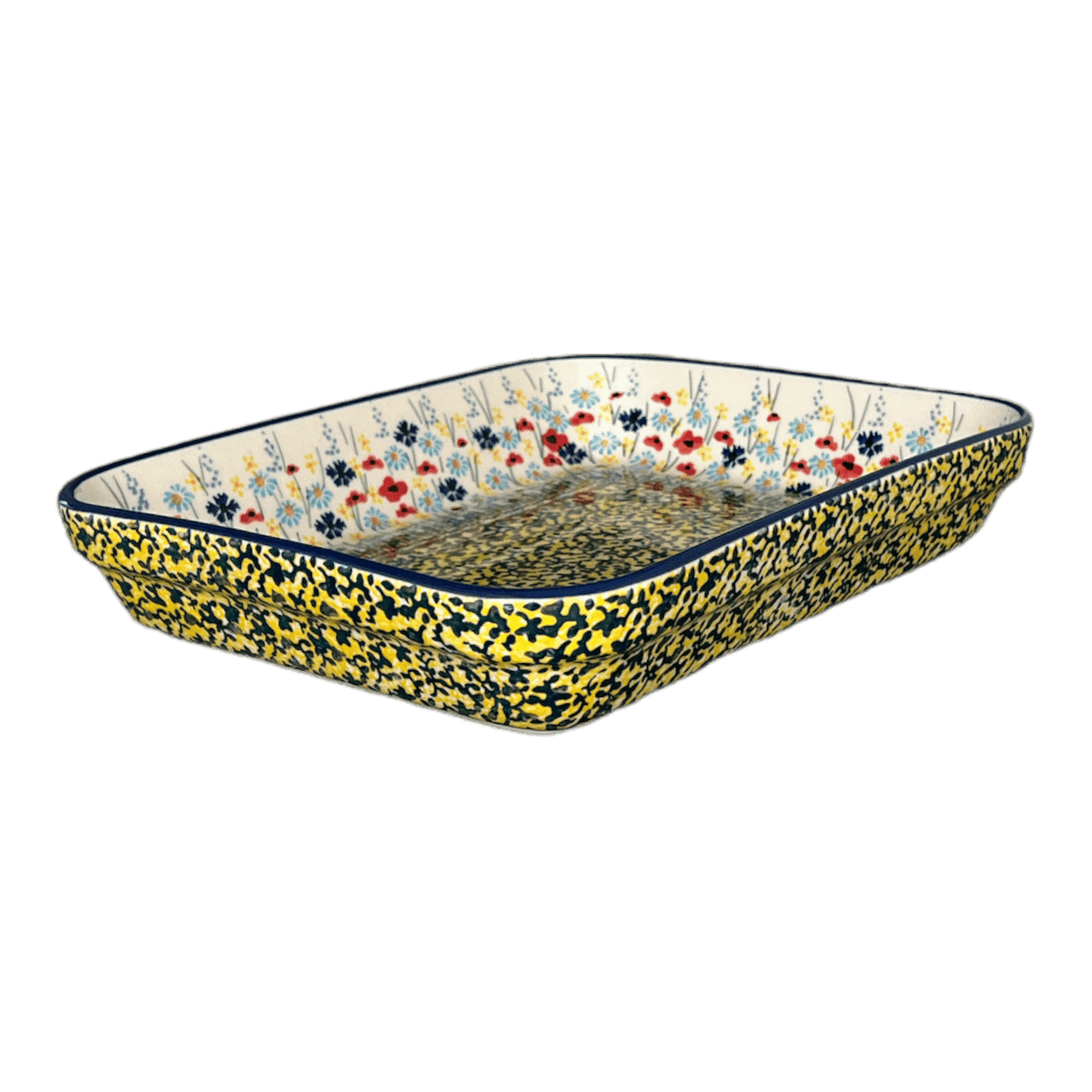 Baker, Rectangular, Shallow, 8"x10" in "Sunlit Wildflowers" by Manufaktura | P103S-WK77