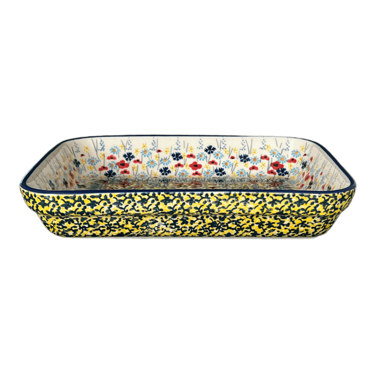 Baker, Rectangular, Shallow, 8"x10" in "Sunlit Wildflowers" by Manufaktura | P103S-WK77