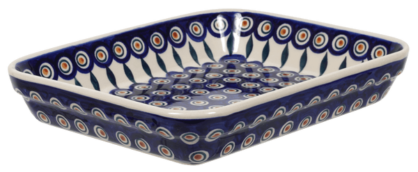 Polish Pottery - 9x11 Rectangular Baker - Cherry Dot - The Polish Pottery  Outlet