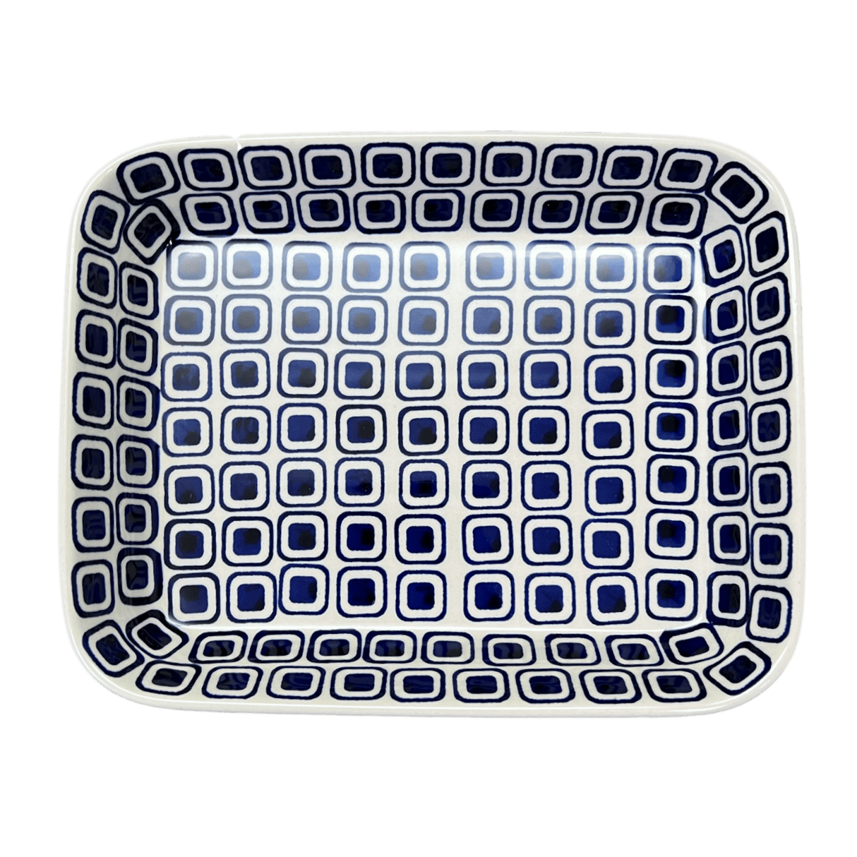 Baker, Rectangular, Shallow, 8"x10" in "Navy Retro" by Manufaktura | P103U-601A