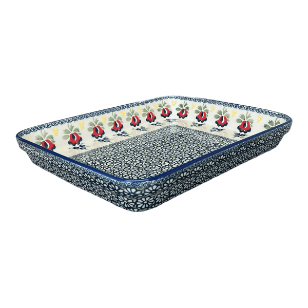 9x11 Rectangular Baker (Poppy Garden) | P104T-EJ01