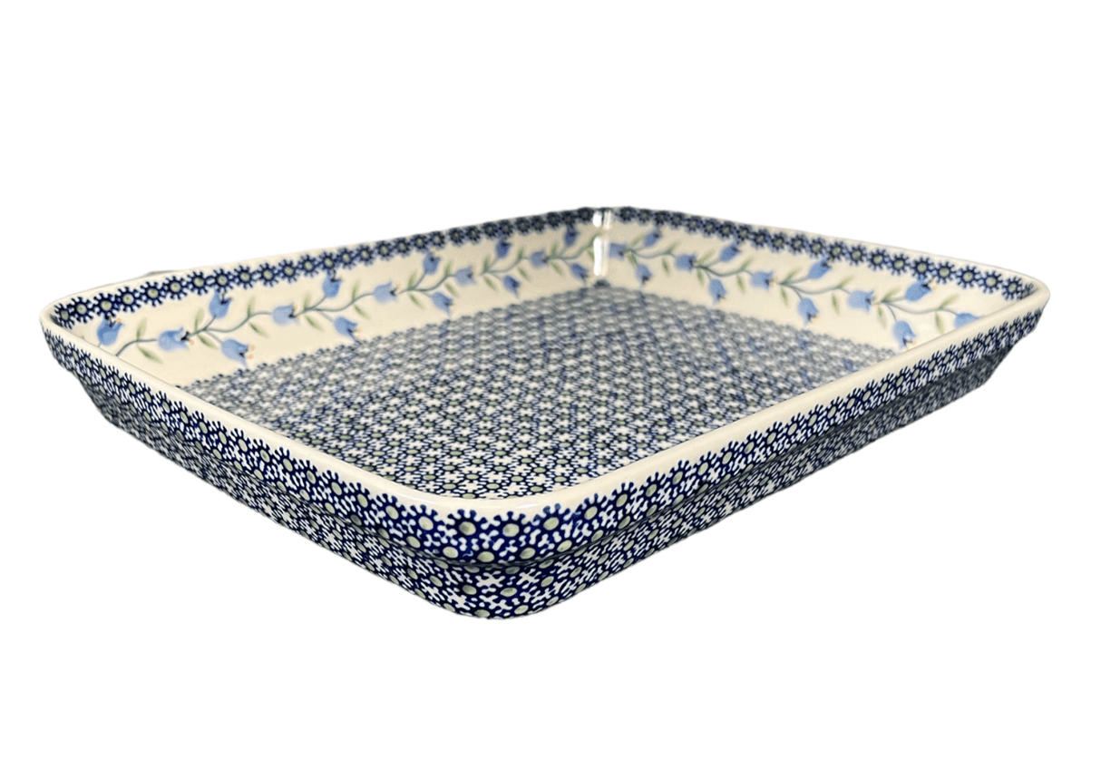 Baker, Rectangular, Shallow 10" x 13" in "Lily of the Valley" by Manufaktura | P105T-ASD