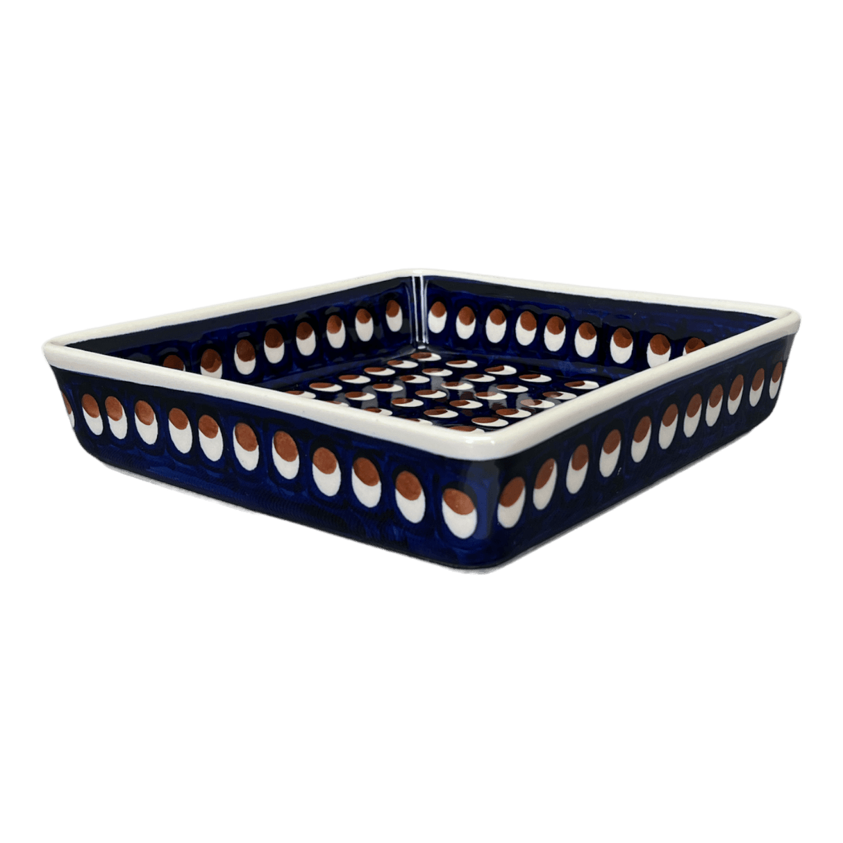 Baker, Square, 8" in "Pheasant Feathers" by Manufaktura | P151T-52