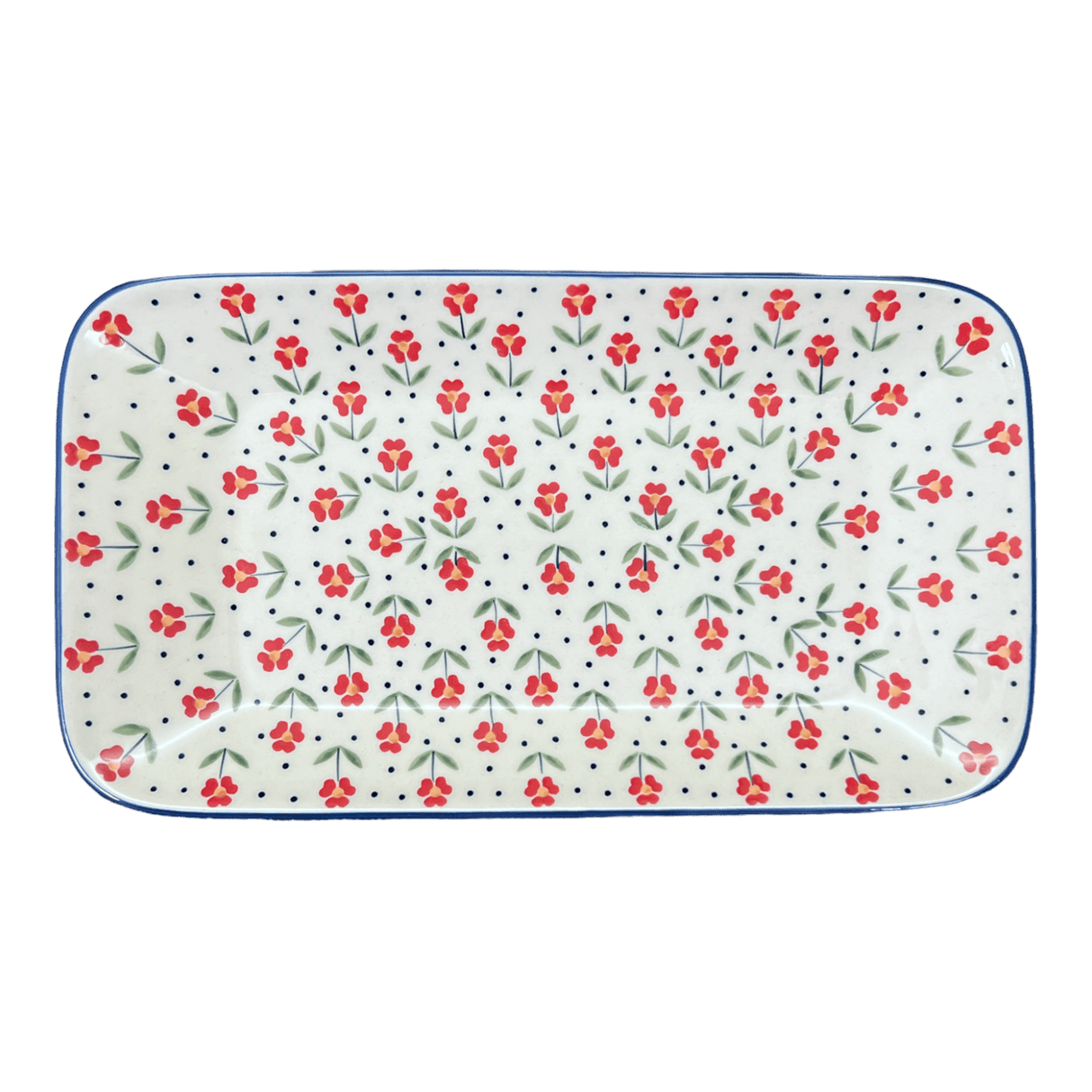 Platter, Rectangular, 14" x 8" in "Simply Beautiful" by Manufaktura | P202T-AC61