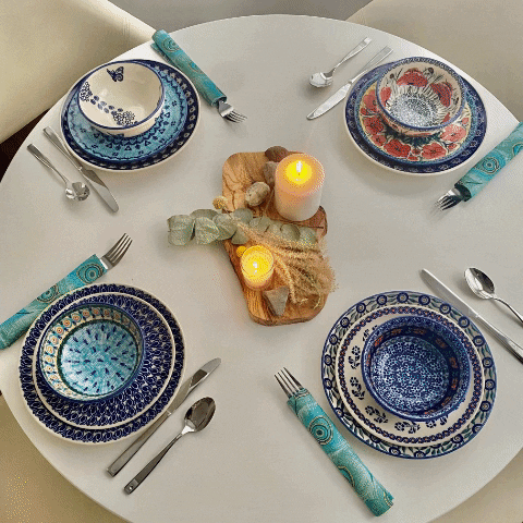 Plate, Round, Salad, 8.5" in "Mosquito" by Manufaktura | T134T-70