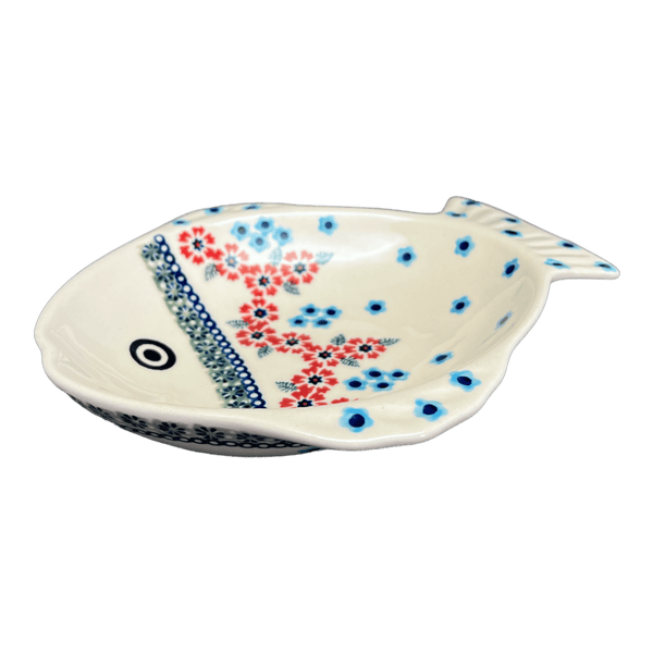 Small Fish Platter (Gothic)  S014T-13 - The Polish Pottery Outlet