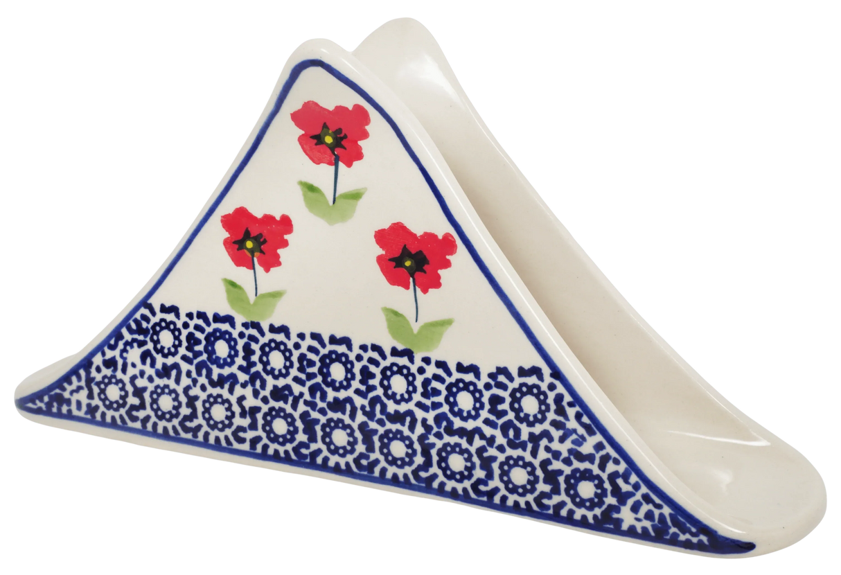 Napkin Holder, 8" in "Poppy Garden" by Manufaktura | S133T-EJ01