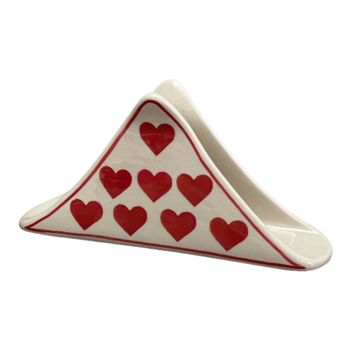 Napkin Holder, 8" in "Whole Hearted Red" by Manufaktura | S133T-SEDC