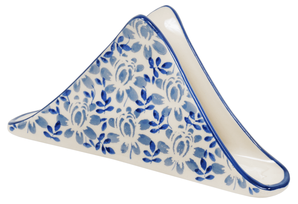 Napkin Holder, 8" in "English Blue" by Manufaktura | S133U-AS53