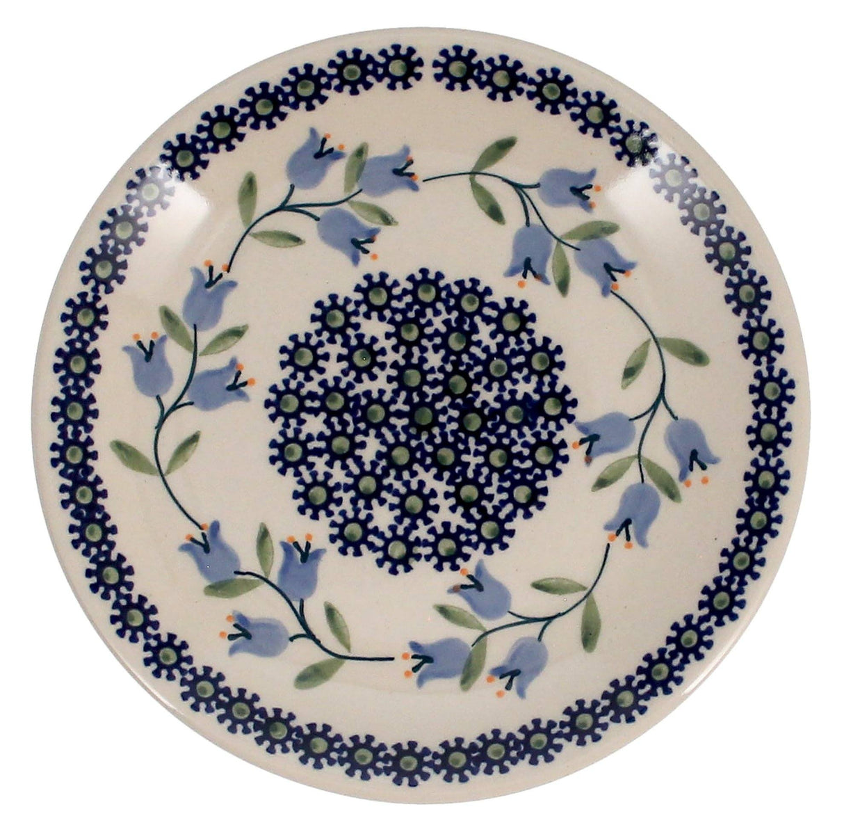 Plate, Round, Dessert, 6.5" in "Lily of the Valley" by Manufaktura | T130T-ASD