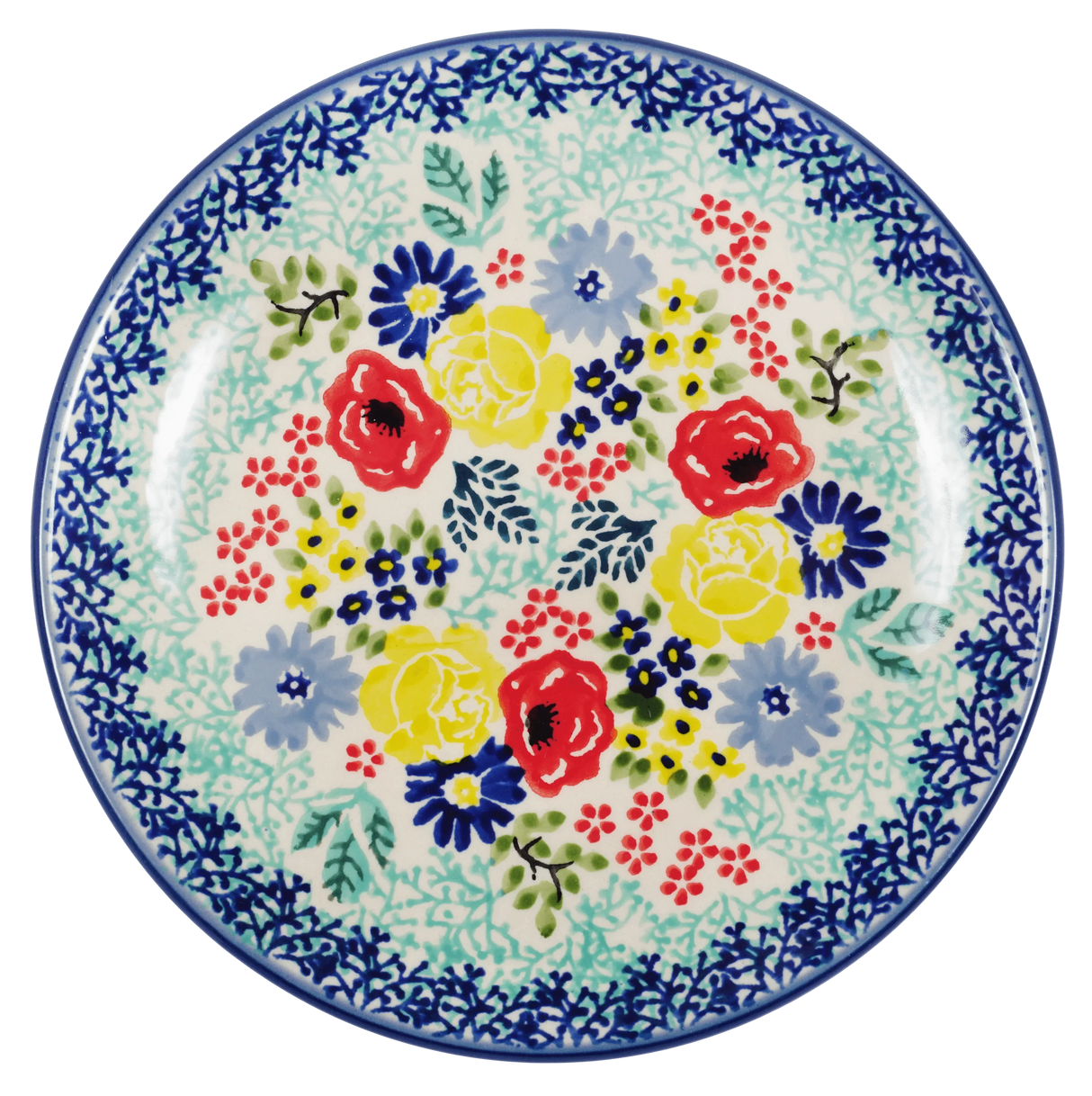 Plate, Round, Dessert, 7.25" in "Garden Party" by Manufaktura | T131S-BUK1