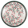 Polish Pottery Dessert Plate in Cherry Blossom at PolishPotteryOutlet.com