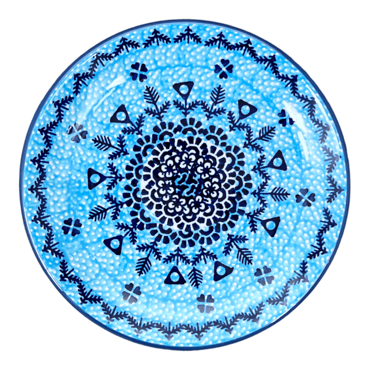 Plate, Round, Dessert, 7.25" in "Alpine Blues" by Manufaktura | T131S-DSN