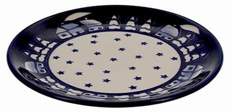 Plate, Round, Dessert, 7.25" in "Winter's Eve" by Manufaktura | T131S-IBZ
