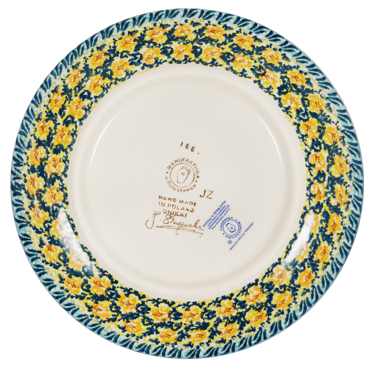 Plate, Round, Dessert, 7.25" in "Sunny Bouquet" by Manufaktura | T131S-JZ40