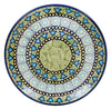 Polish Pottery 7.25" Dessert Plate (Blue Bells) | T131S-KLDN at PolishPotteryOutlet.com