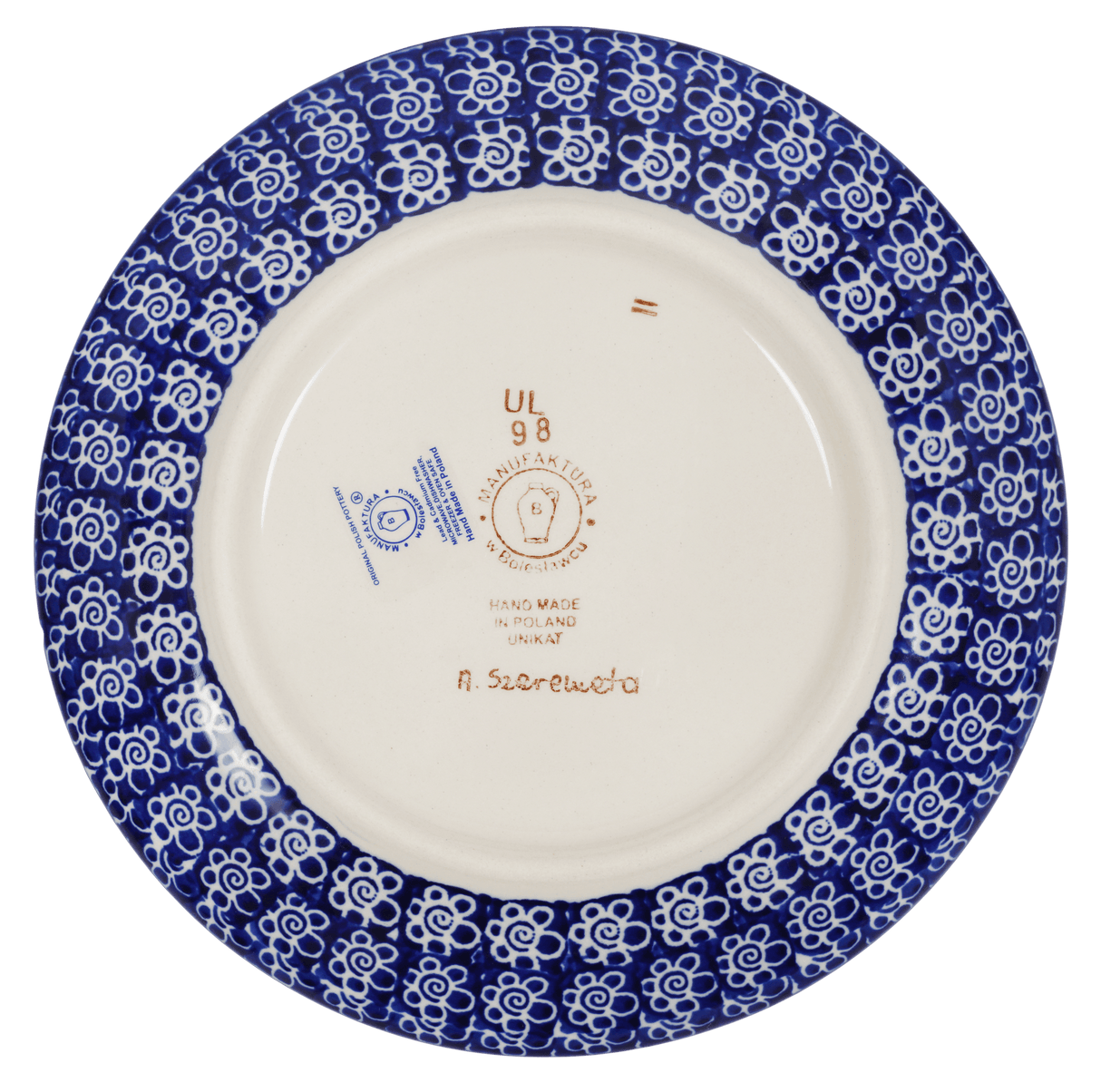 Plate, Round, Dessert, 7.25" in "Balloon Flower" by Manufaktura | T131S-KOKU