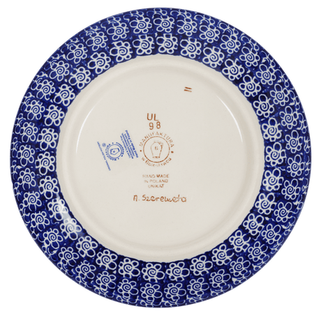 Plate, Round, Dessert, 7.25" in "Balloon Flower" by Manufaktura | T131S-KOKU