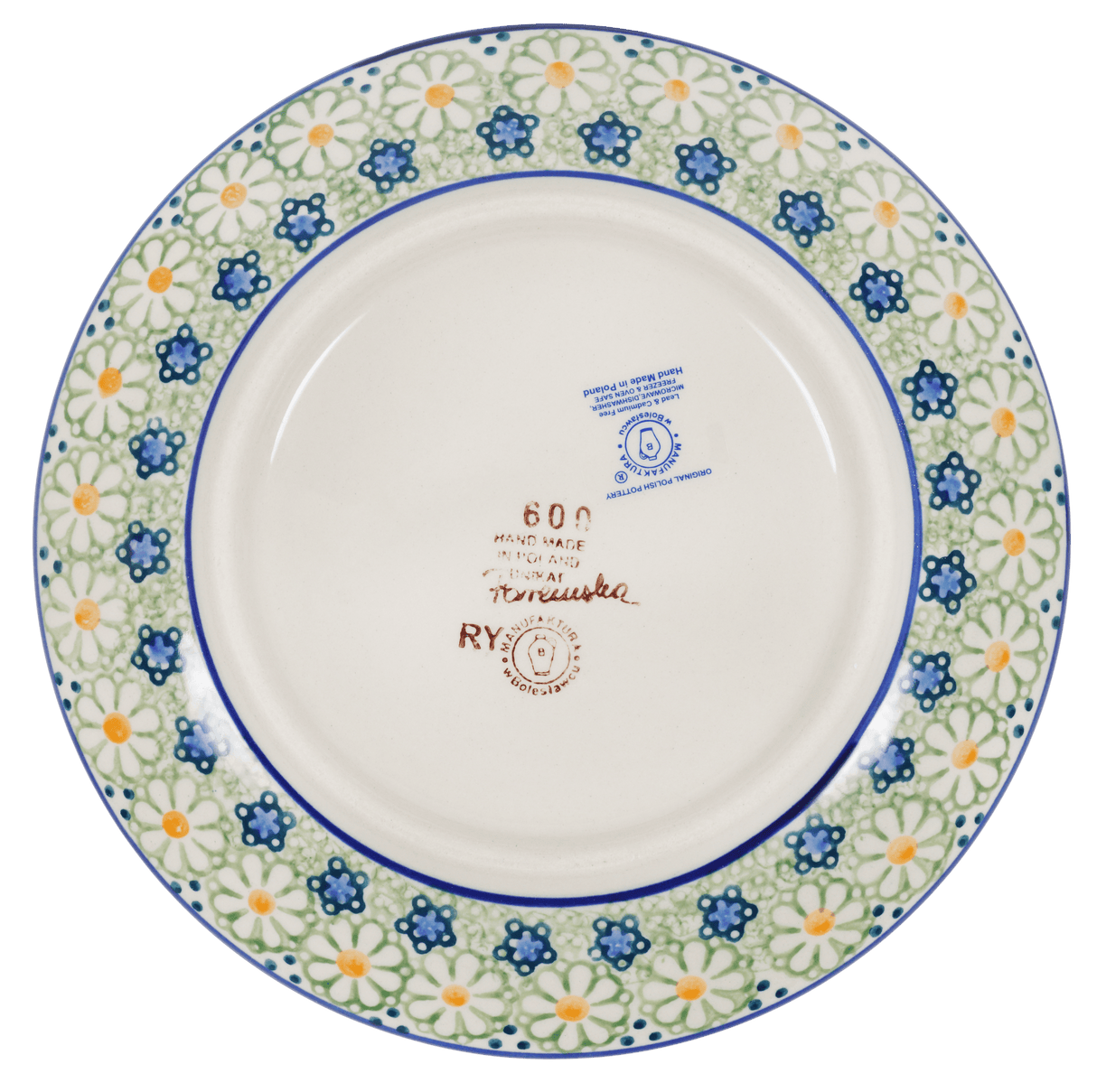Plate, Round, Dessert, 7.25" in "Spring Morning" by Manufaktura | T131S-LZ