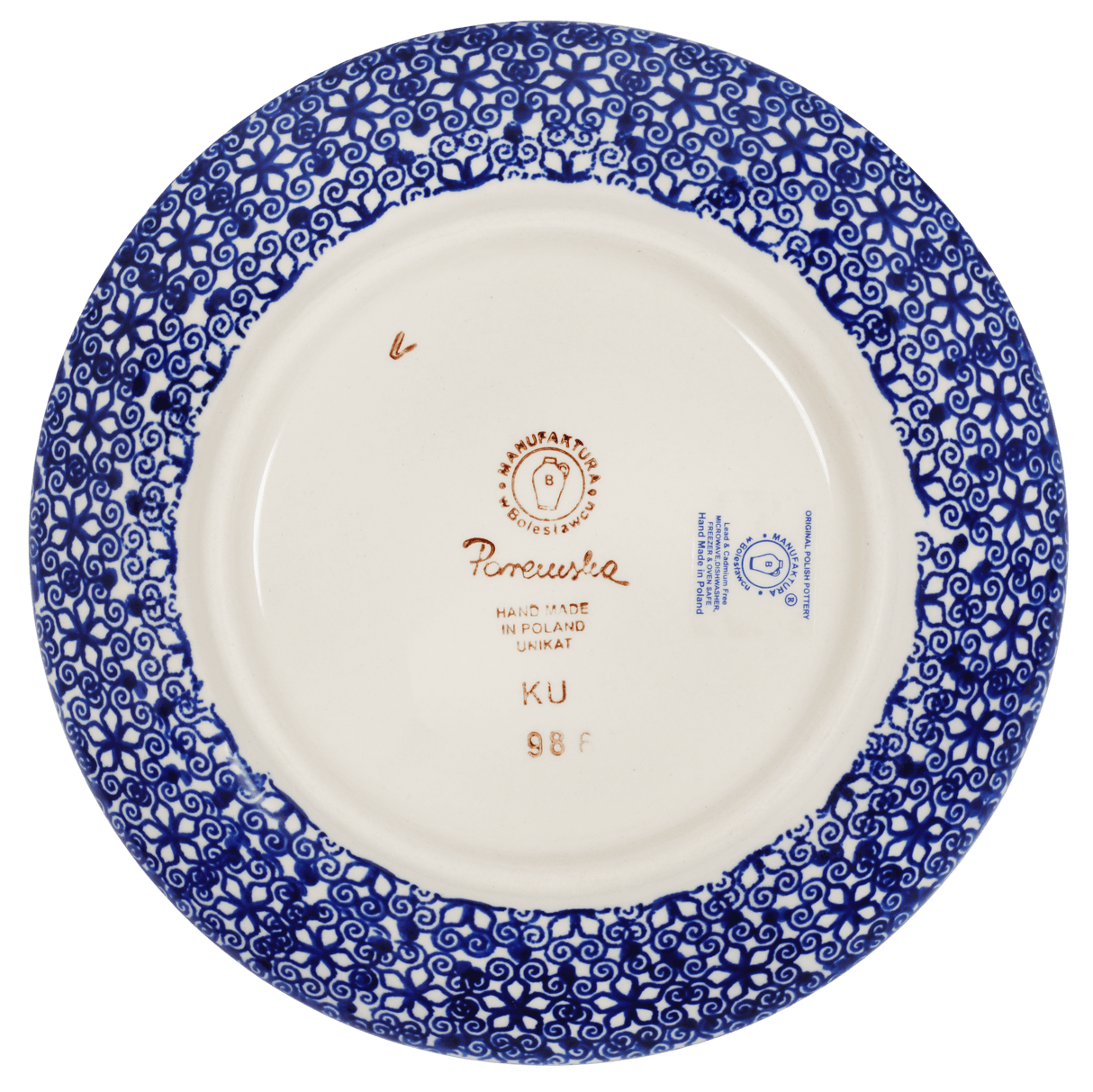 Plate, Round, Dessert, 7.25" in "Poppy Persuasion" by Manufaktura | T131S-P265