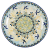Polish Pottery 7.25" Dessert Plate (Soaring Swallows) | T131S-WK57 at PolishPotteryOutlet.com