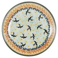 A picture of a Polish Pottery 7.25" Dessert Plate (Capistrano) | T131S-WK59 as shown at PolishPotteryOutlet.com/products/725-dessert-plate-capistrano