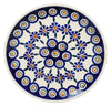 Polish Pottery 7.25" Dessert Plate (Floral Peacock) | T131T-54KK at PolishPotteryOutlet.com