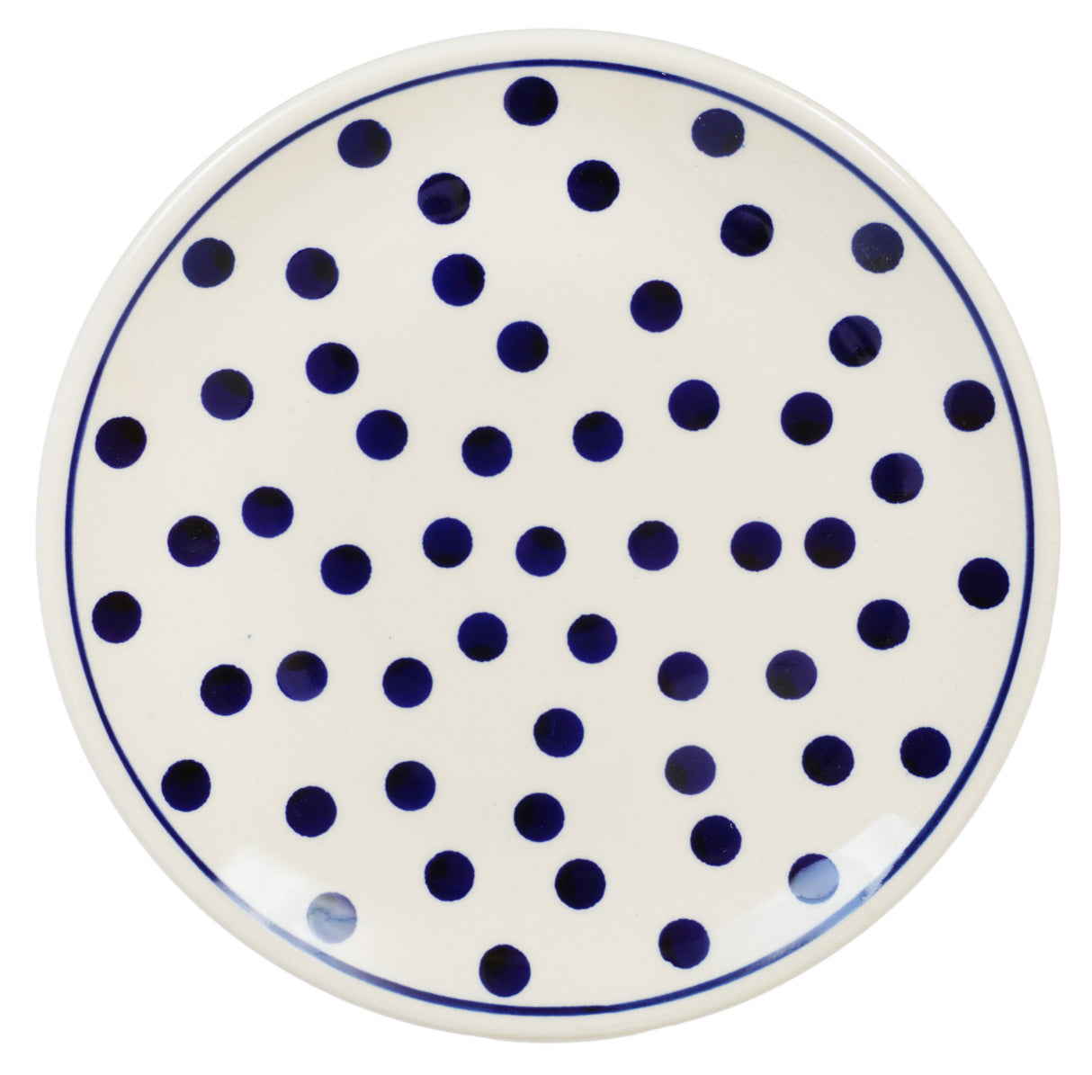 Plate, Round, Dessert, 7.25" in "Polka Dot" by Manufaktura | T131T-61