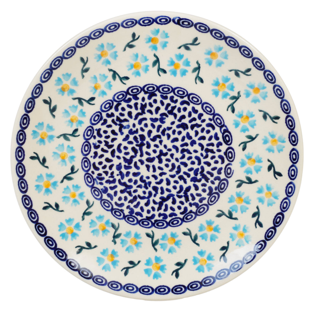 Plate, Round, Dessert, 7.25" in "Heavenly Blue" by Manufaktura | T131T-GK2
