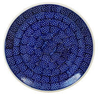A picture of a Polish Pottery 7.25" Dessert Plate (Night Sky) | T131T-MARM as shown at PolishPotteryOutlet.com/products/725-dessert-plate-night-sky