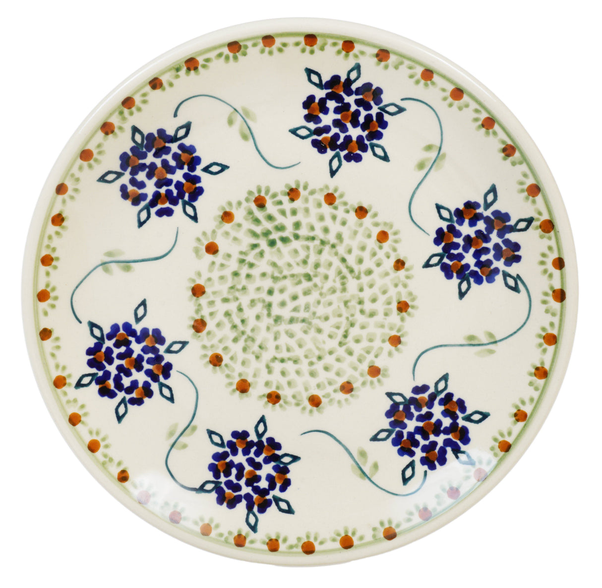 Plate, Round, Dessert, 7.25" in "Wedding Bouquet" by Manufaktura | T131T-MGB