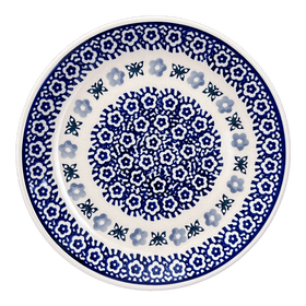 Polish Pottery 7.25" Dessert Plate (Butterfly Border) | T131T-P249 Additional Image at PolishPotteryOutlet.com