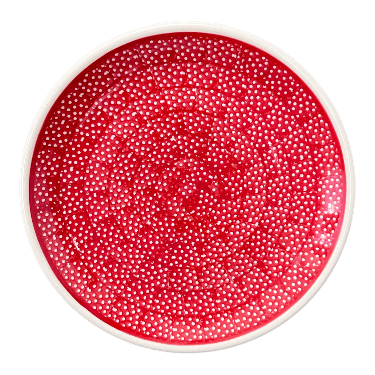 Plate, Round, Dessert, 7.25" in "Red Sky at Night" by Manufaktura | T131T-WCZE