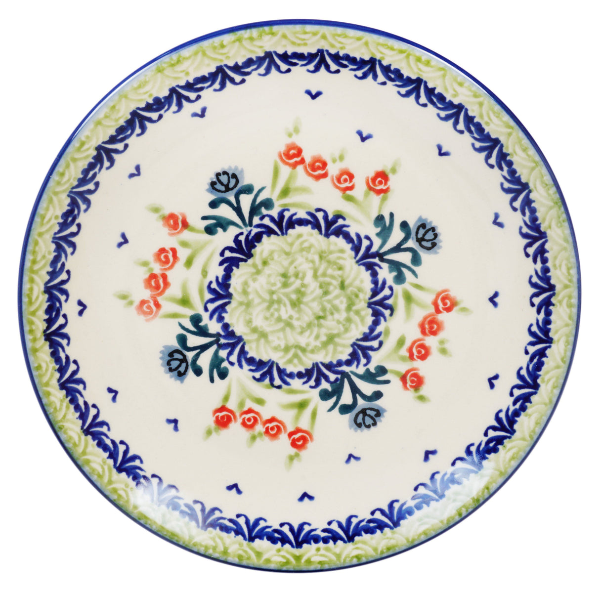 Plate, Round, Dessert, 7.25" in "Walk in the Park" by Manufaktura | T131U-P313