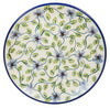 Polish Pottery 7.25" Dessert Plate (Periwinkle Vine) | T131U-TAB1 at PolishPotteryOutlet.com