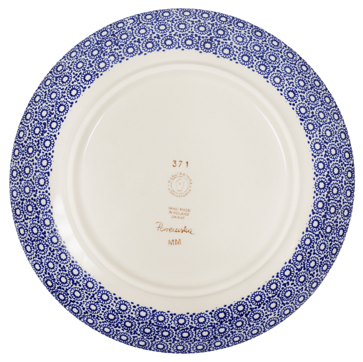 Plate, Round, Dinner, 10" in "Ruby Duet" by Manufaktura | T132S-DPLC