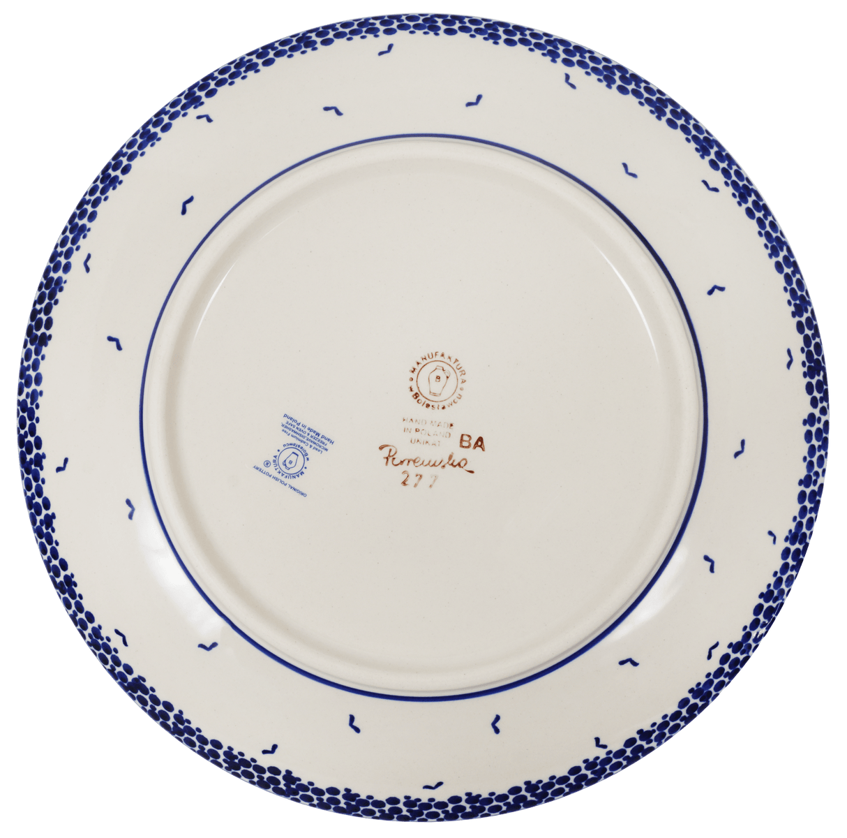 Plate, Round, Dinner, 10" in "Brilliant Garden" by Manufaktura | T132S-DPLW
